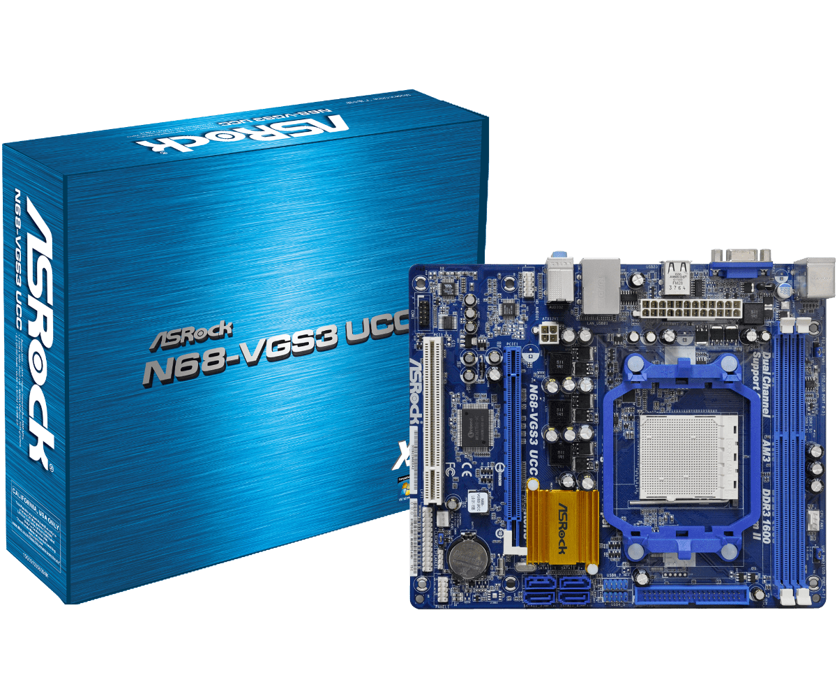 Материнская плата asrock n68 s3 ucc какую видеокарту можно поставить